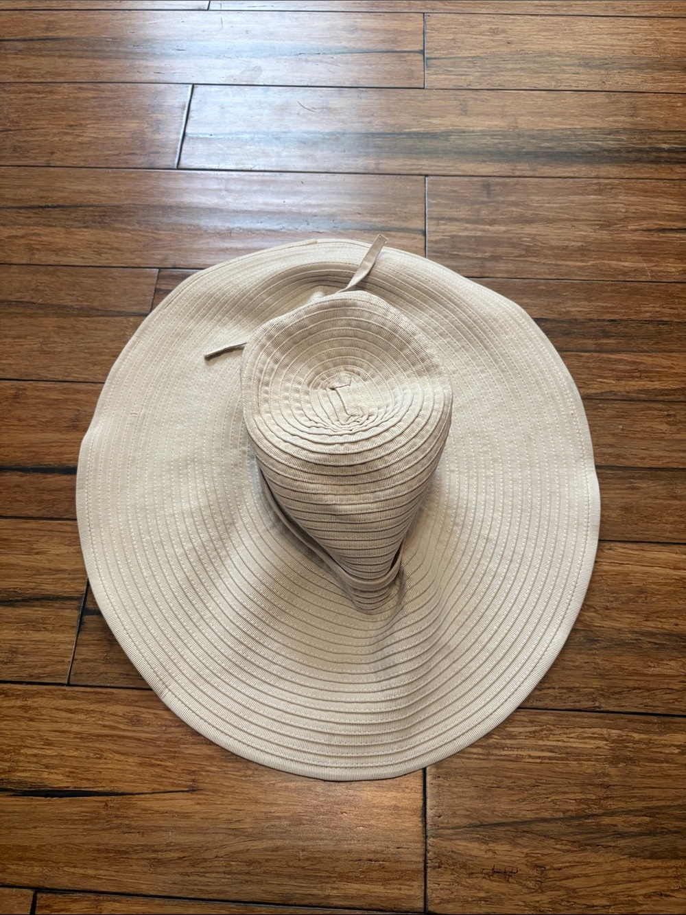 San Diego Hat Co. Wide Broad Brim Floppy Straw Hat Beige Women’s One Size